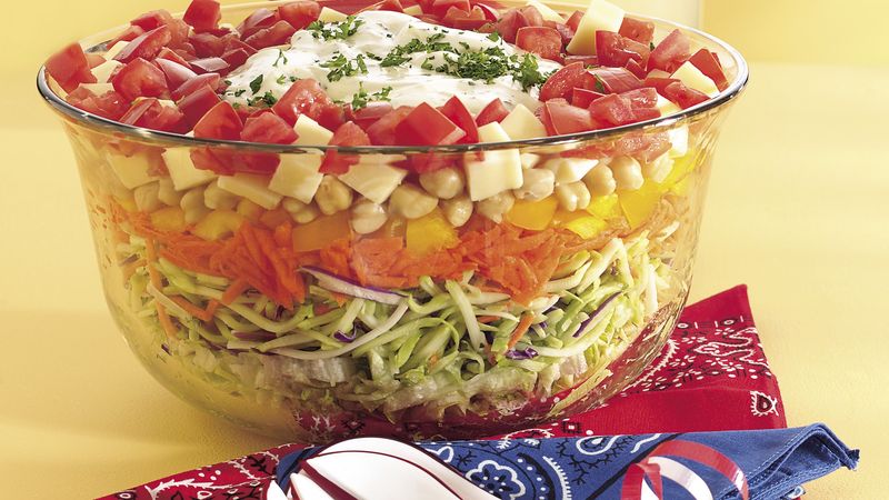 Layered Picnic Salad