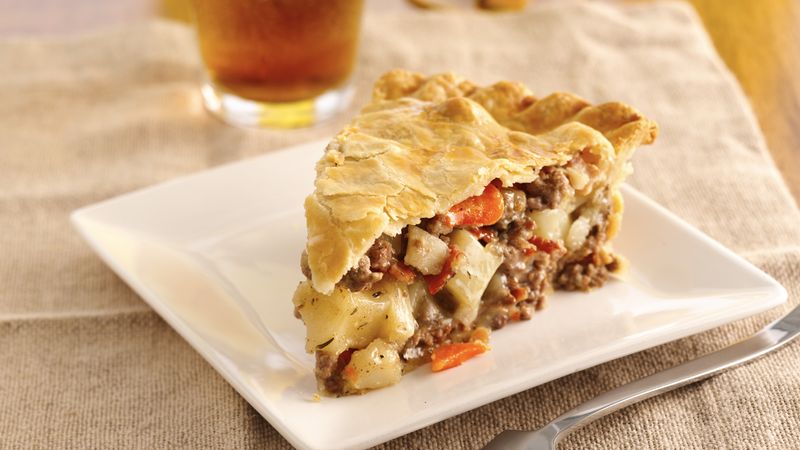 Rustic Meat and Potato Pie