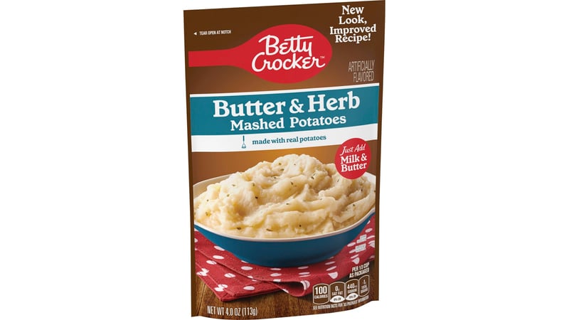 Betty crocker mashed outlet potatoes box instructions