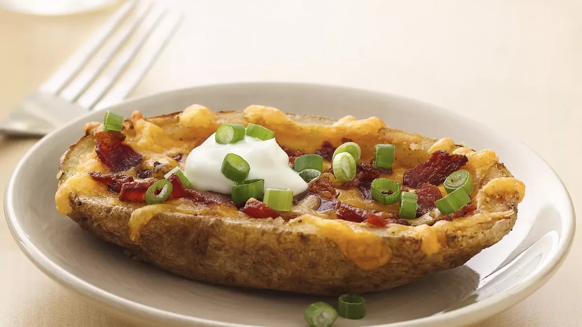 Cheesy Bacon Potato Skins