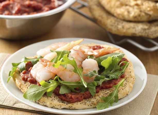 Bloody Mary Flatbread Pizzas