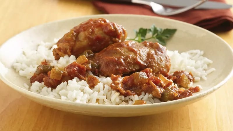 Slow-Cooker Cajun-Seasoned Chicken