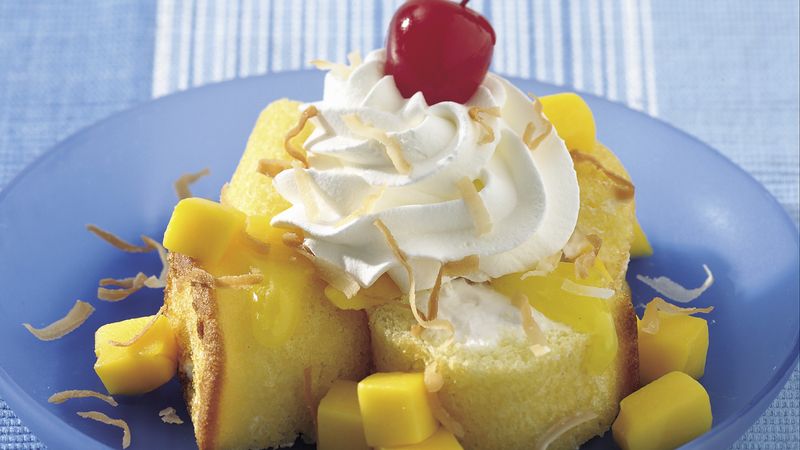 Caribbean Sponge Cake Desserts
