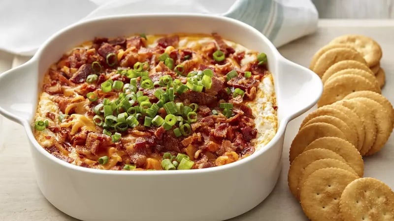 Barbecue Chicken Bacon Ranch Cheese Dip