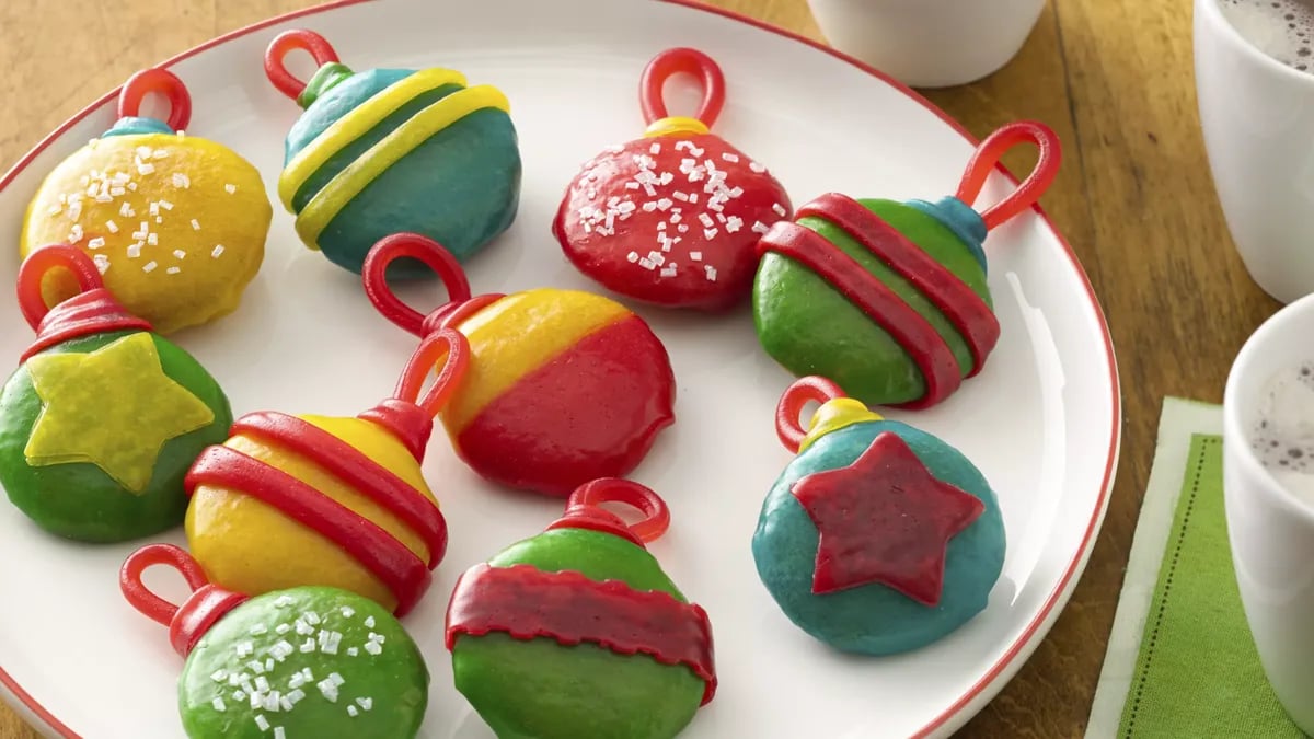 No-Bake Holiday Cookie Ornaments