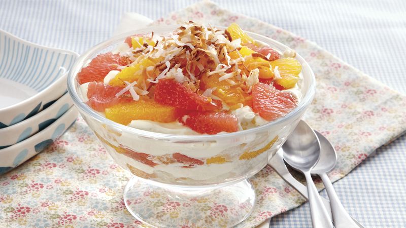 Orange-Angel Food Trifle