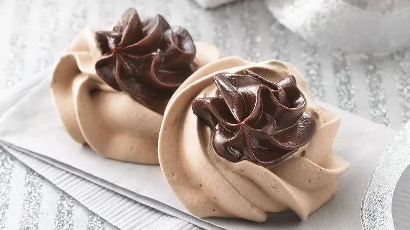 Chocolate Truffle Meringues