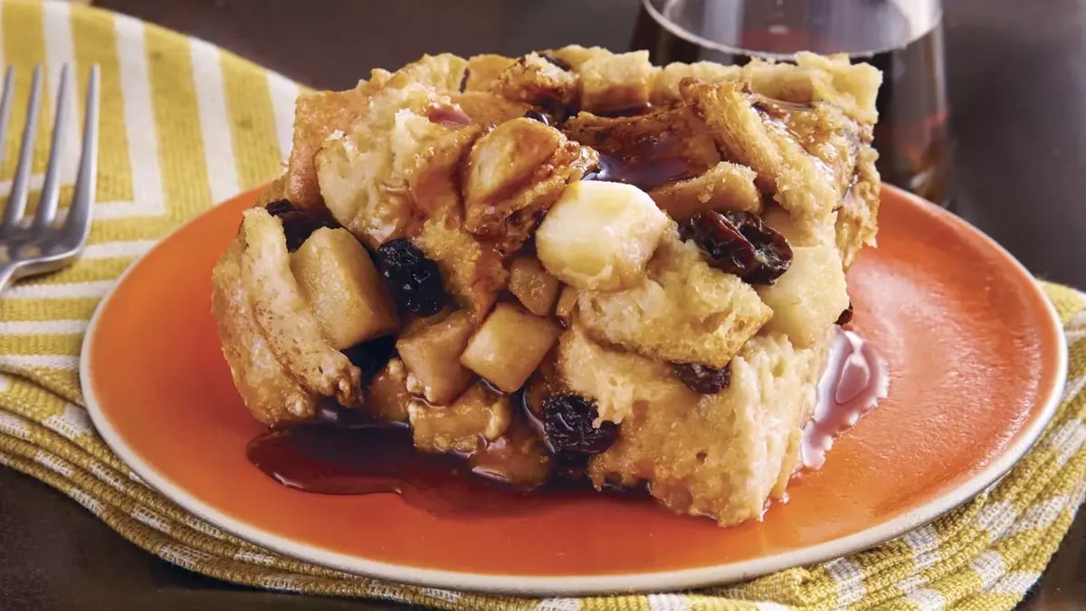 Apple Raisin Bread Pudding