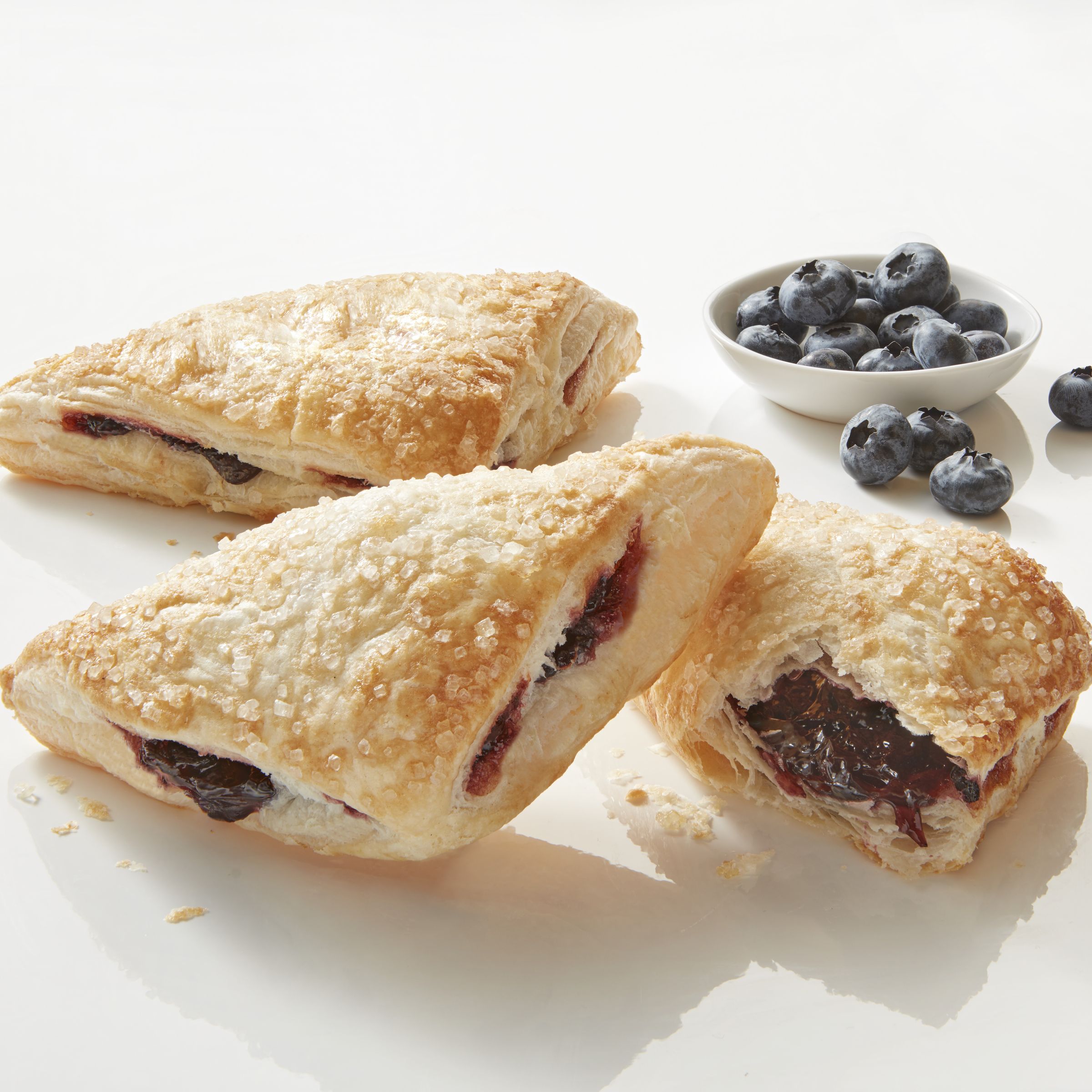  Prepared Pillsbury(TM) Frozen Turnover Dough Sugared Blueberry (120 ct) 2.5 oz