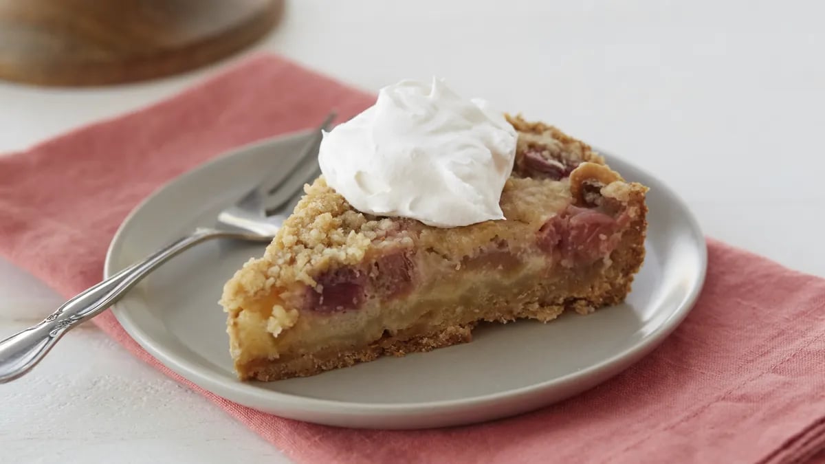 Rhubarb Cream Tart