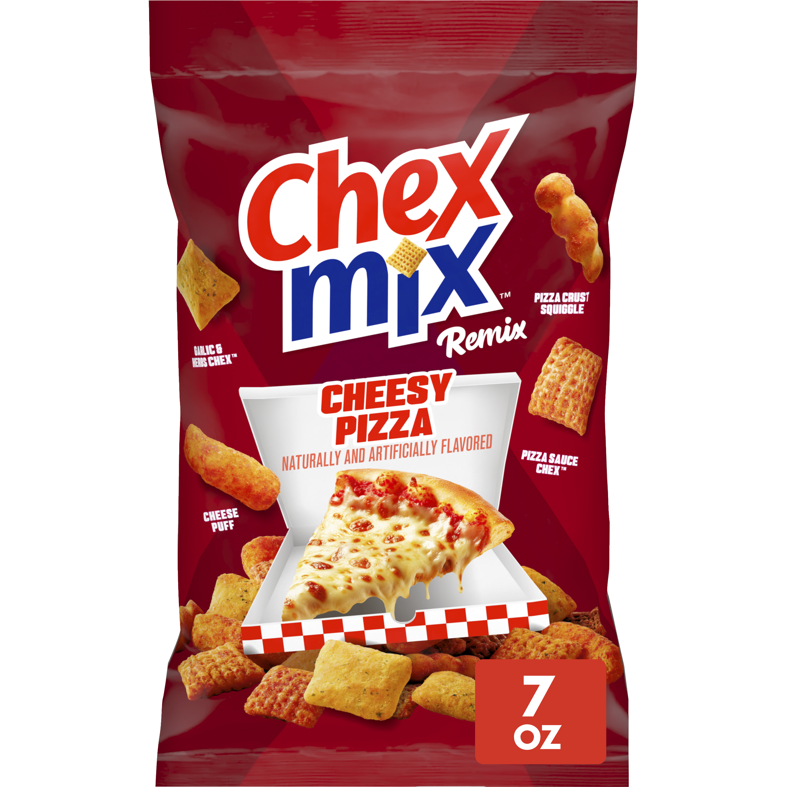 Chex Mix Cheesy Pizza Remix Snack Mix | Products Chex Mix Cheesy Pizza Remix Snack Mix | Products
