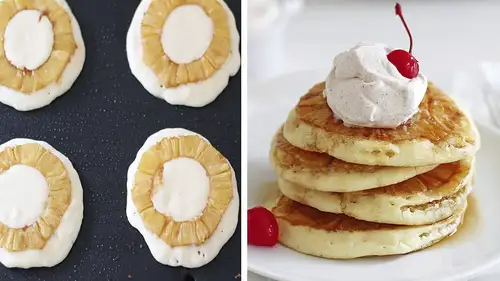 Pineapple Upside-Down Pancakes