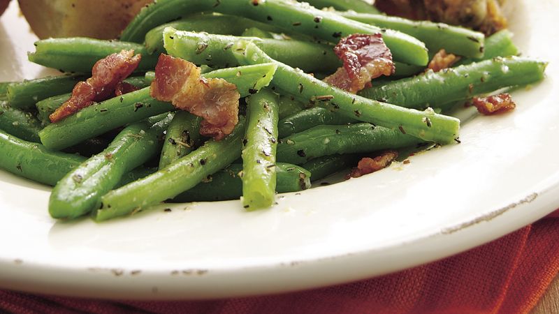 Bacon-Topped Green Beans