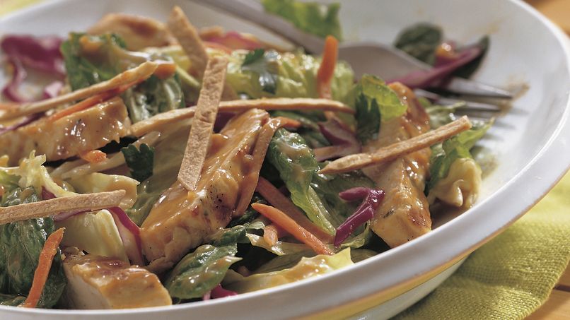 Grilled Chicken Satay Salad 