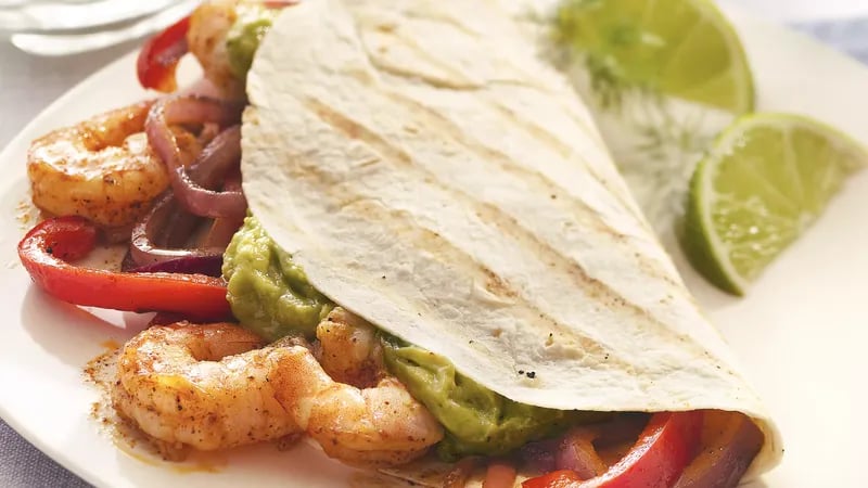 Grilled Shrimp Fajitas