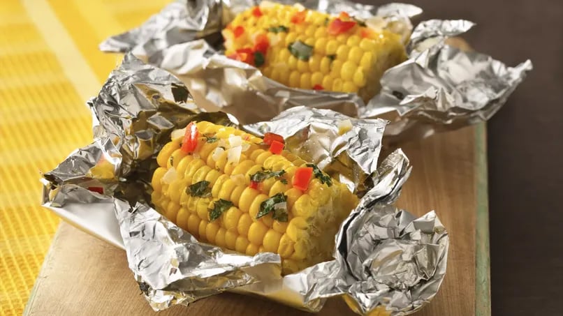 Corn Nibblers® with Tri-Color Lime Butter