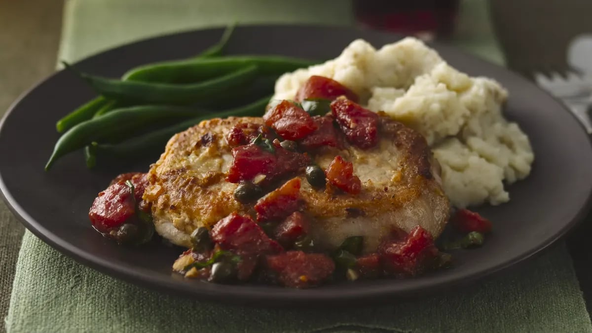 Pork Chops Ala Tuscan