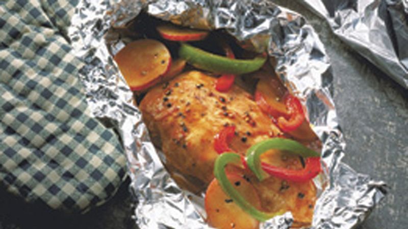 Grilled Chicken and Vegetables Packs