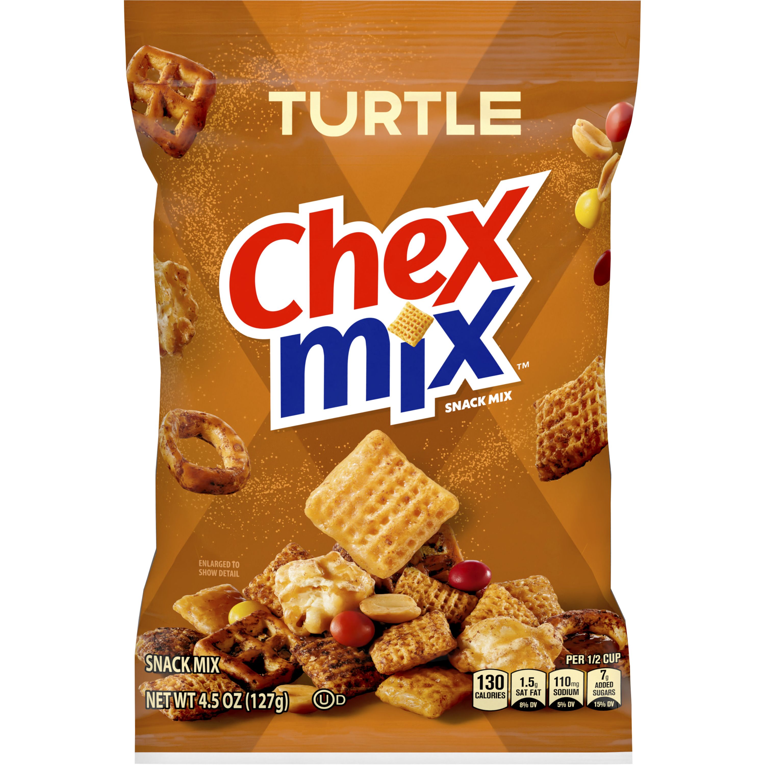 Front - 3D Chex Mix(TM) Snack Mix Turtle (6 ct) 4.5 oz