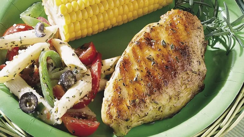 Lemon-Rosemary Grilled Chicken