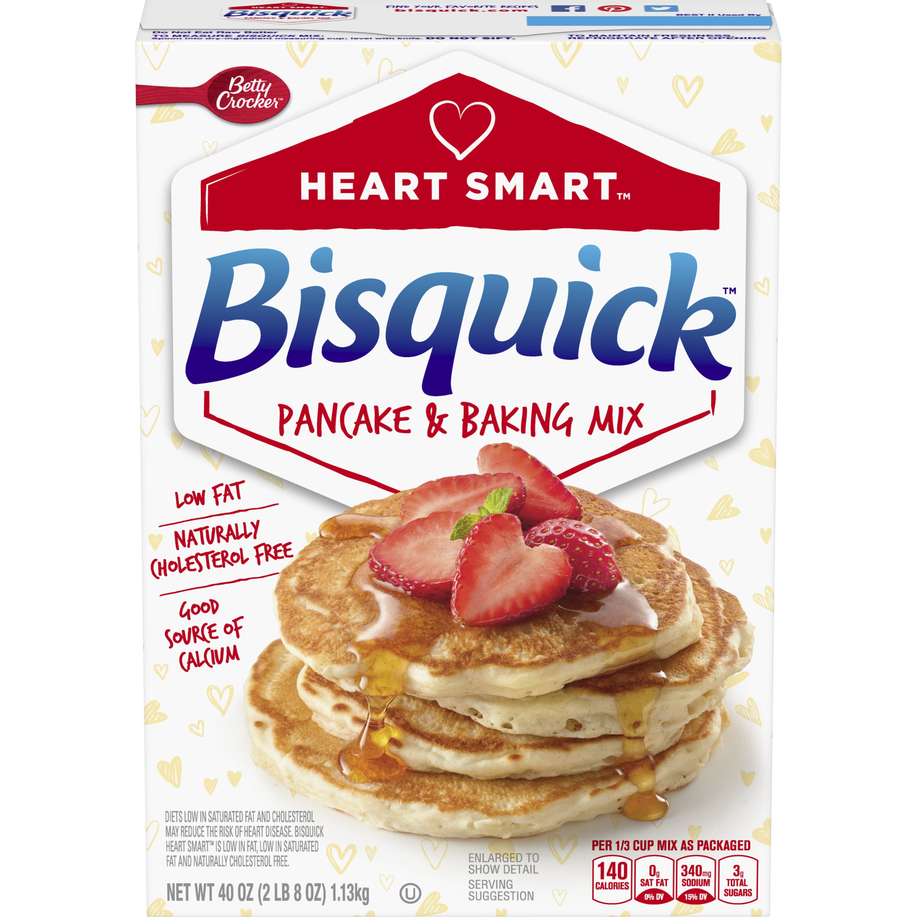 Bisquick™ Heart Smart™ Pancake & Baking Mix - Front