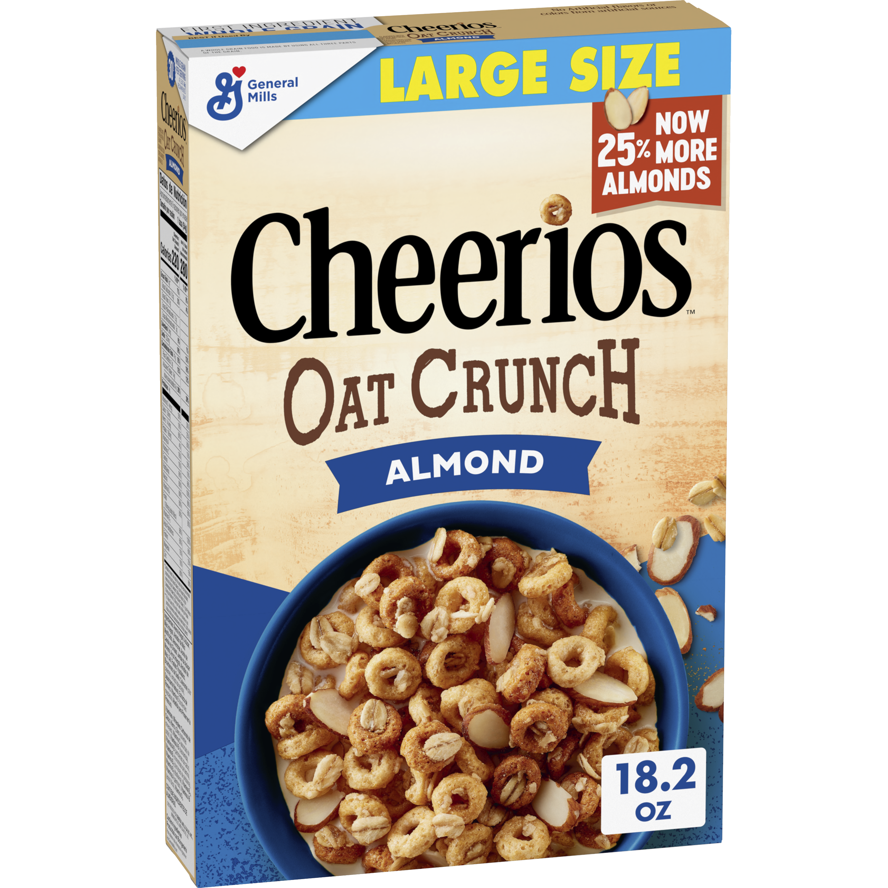 Cheerios Oat Crunch Almond Cereal | Whole Grain Oats