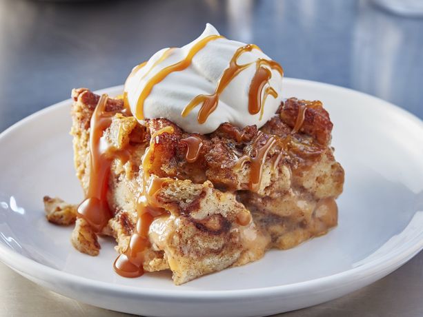 Pumpkin Cinnamon Roll Bread Pudding