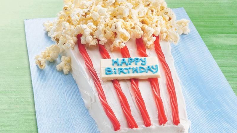 Poppin' Up Happy Birthday Cake