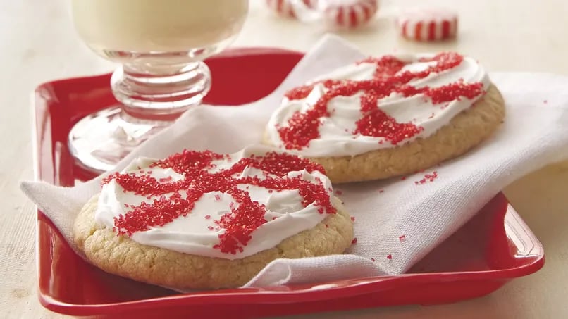 Easy Peppermint Candy Cookies