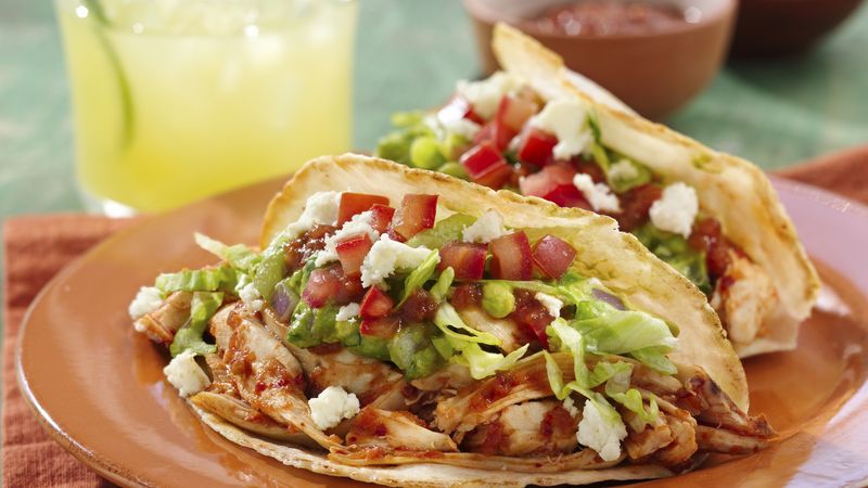 Chipotle Chicken Puffy Tacos