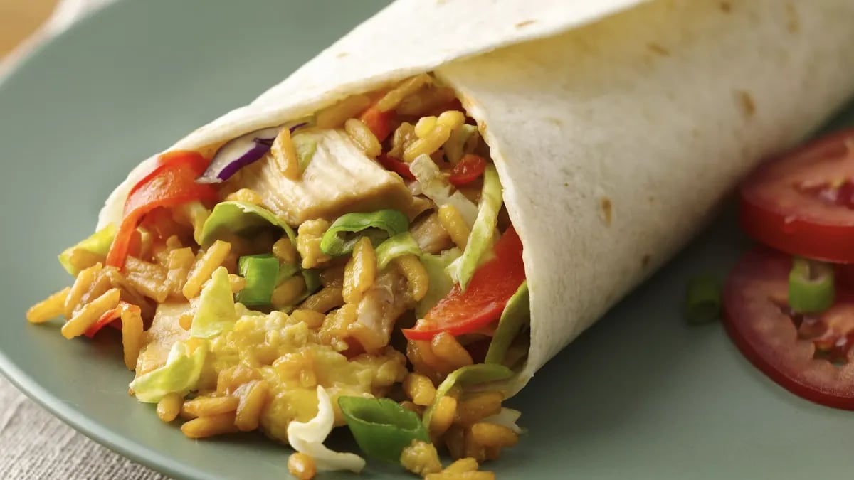 Asian Chicken Wraps