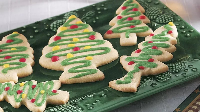 Trimmed Tree Cookies