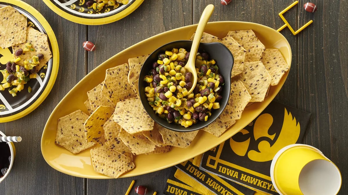 Iowa Hawkeyes Black and Gold Salsa