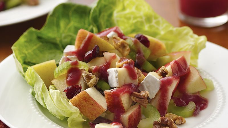 Apple-Walnut Salad with Cranberry Vinaigrette
