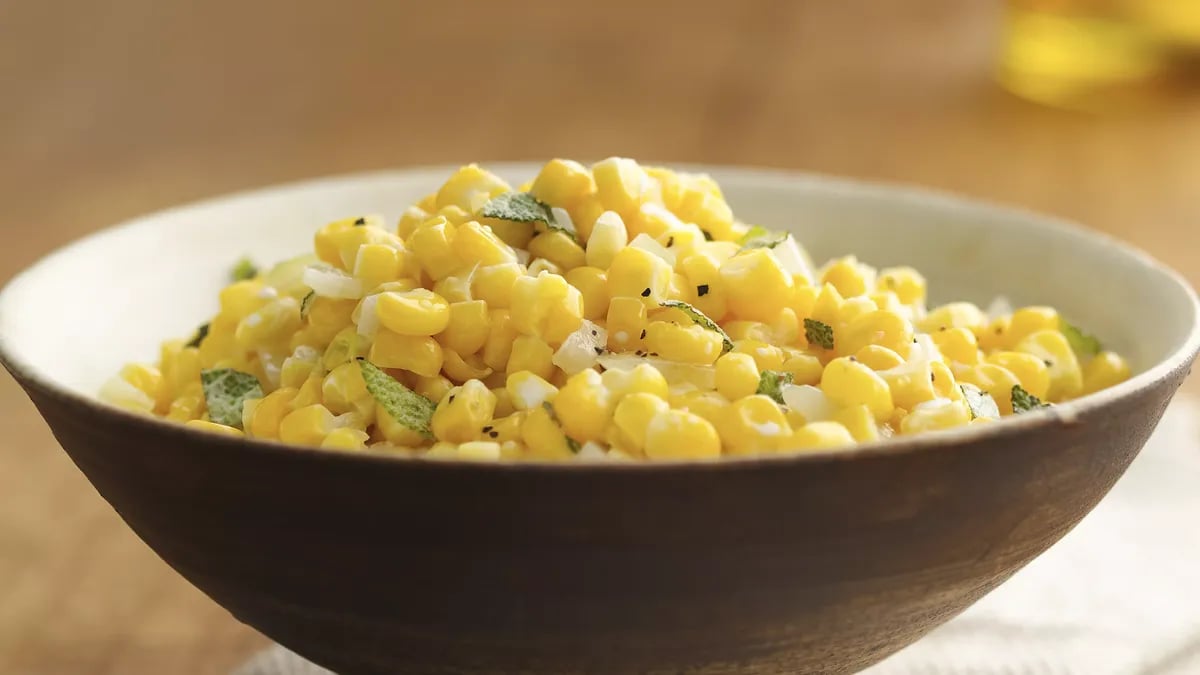 Sweet Corn with Sage