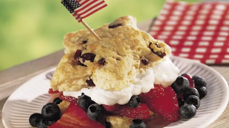 Red, White and Blue Shortcake Stars