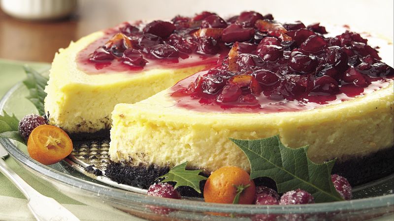 Cranberry-Orange Cheesecake