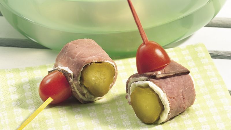 Roast Beef-Wrapped Pickles