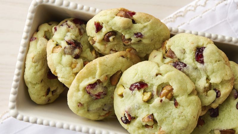 Cran-Pistachio Cookies