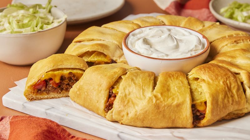 Nacho Crunch Crescent Ring Recipe - Pillsbury.com
