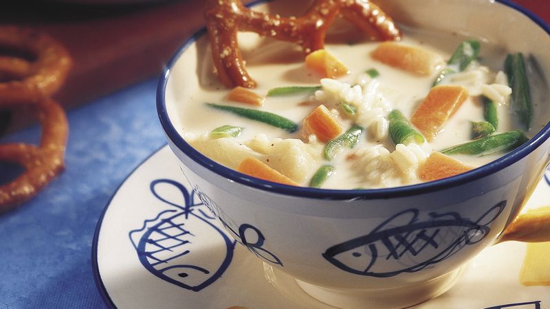 Creamy Vegetable-Cheese Soup