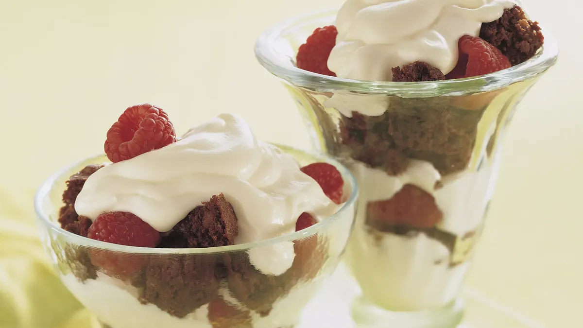 Berry Brownie Parfaits