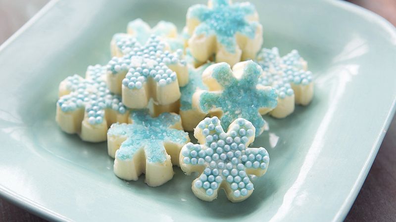 Holiday Snowflake Candies