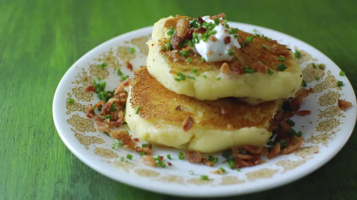 Loaded Potato Pancakes