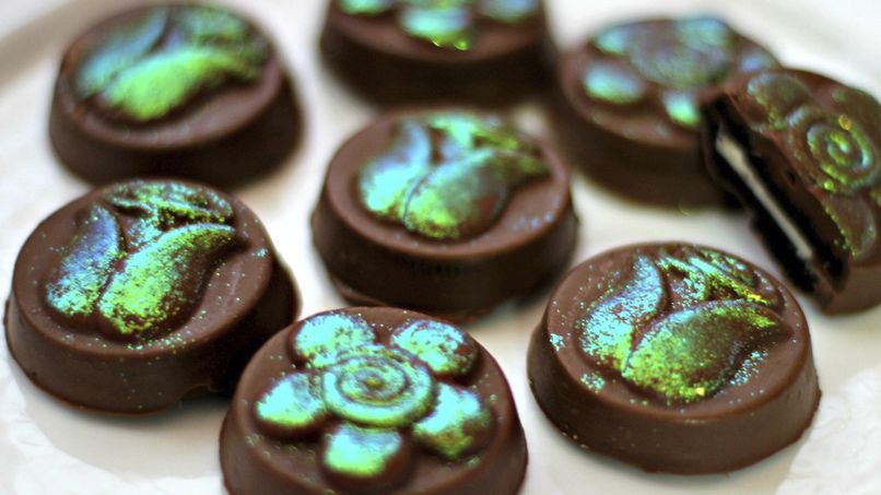 Cookie-Filled Chocolates
