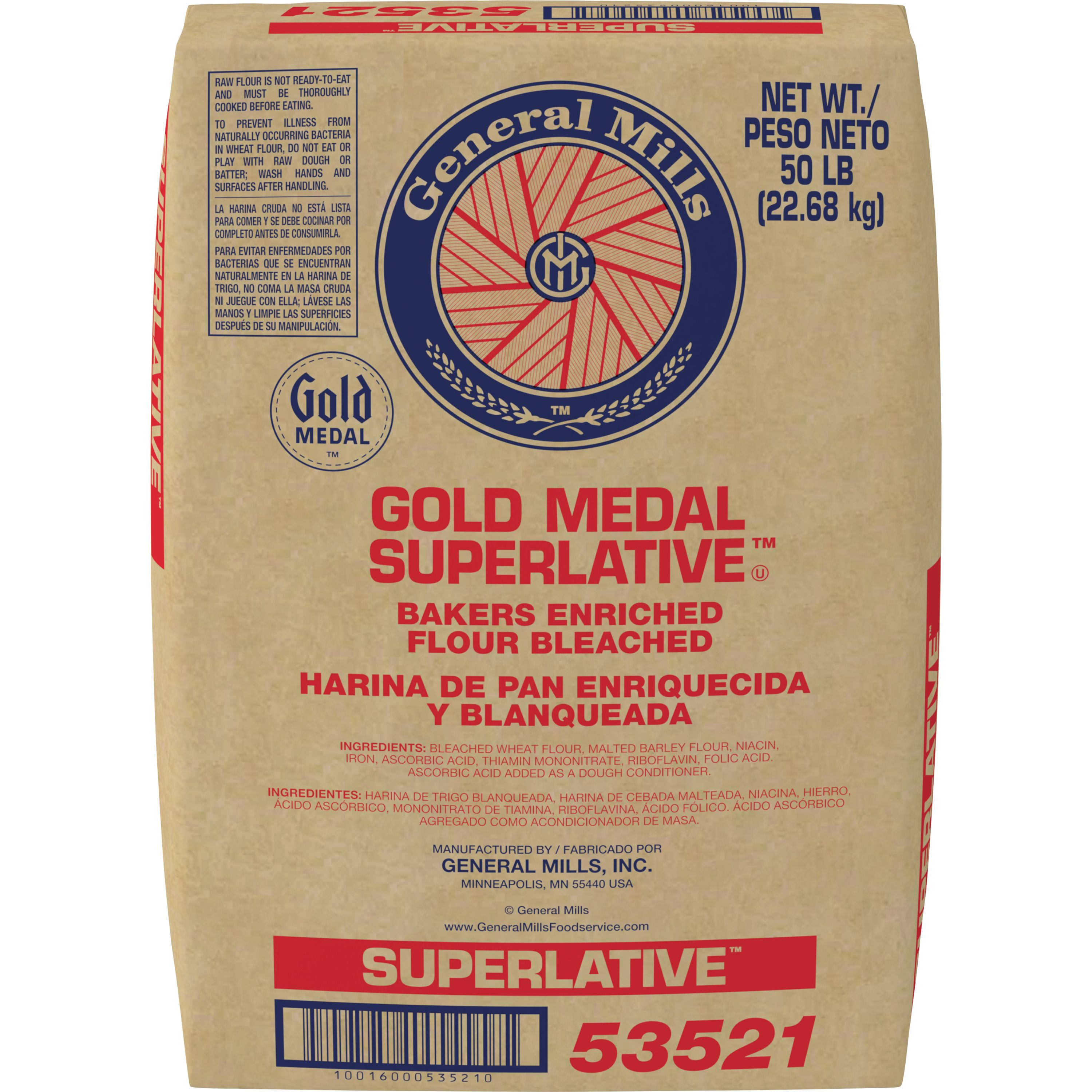 Gold Medal™ Superlative™ Bakers Flour Enriched/Bleached 50 lb