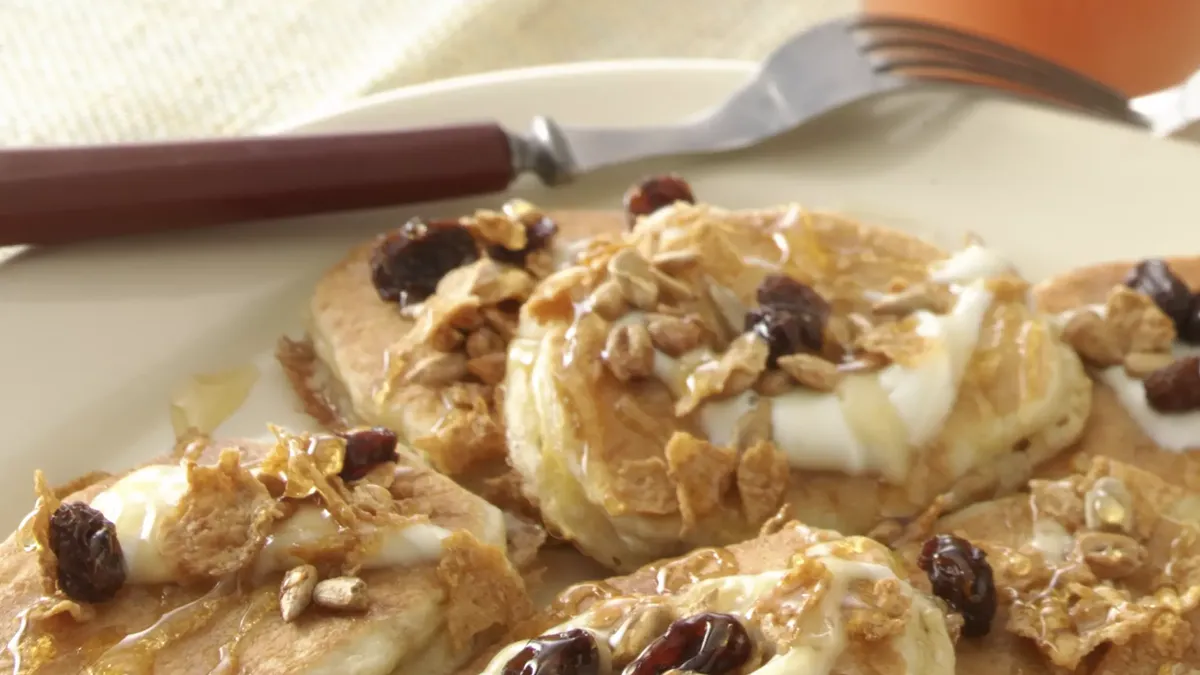 Nutty Whole-Grain Silver Dollar Pancakes