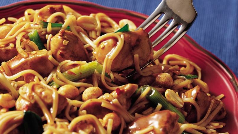 Kung Pao Noodles and Chicken