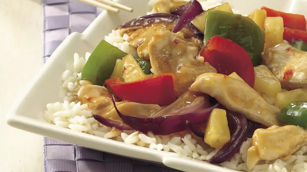 Chicken and Sweet Pepper Stir-Fry