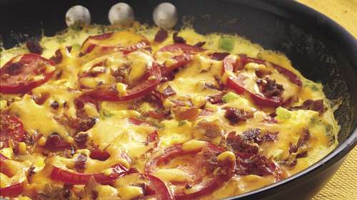 Bacon and Tomato Frittata-image
